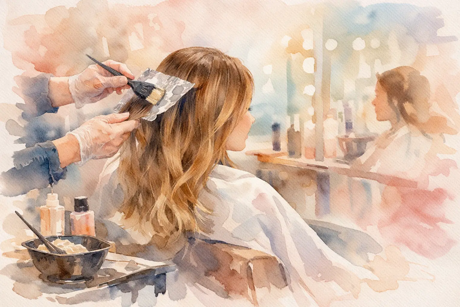 Was kostet eine Coloration beim Friseur?